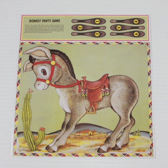 American Girl Molly McIntire Birthday Accessories Pin tail on Donkey for Dolls - Picture 1 of 1